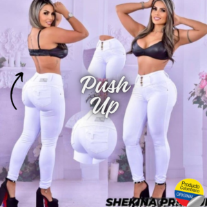 pantalón push up blanco