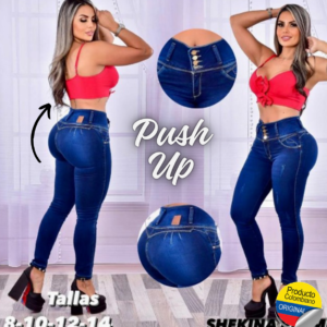 pantalon push up azul oscuro