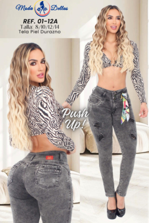 jean gris push up