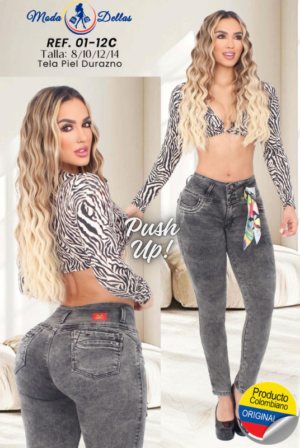 pantalon colombiano gris