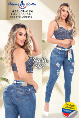 jean push up con rotos