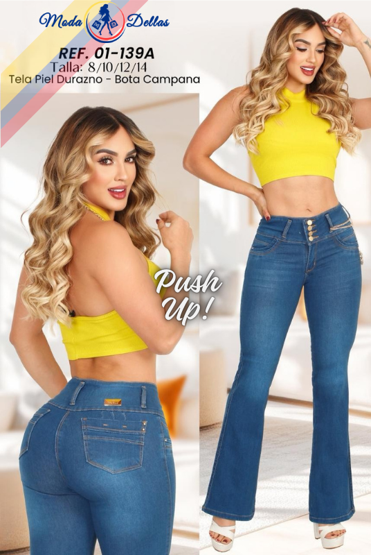 Pantalon Colombiano Campana Ref 139A