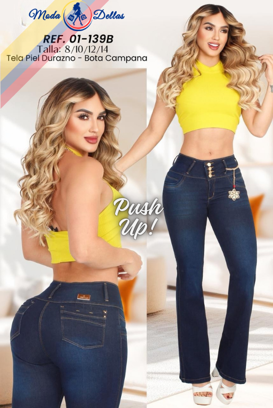 Pantalon Colombiano Campana Ref 139B