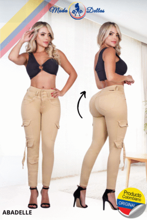 Pantalon Colombiano Cargo Ref Abadelle