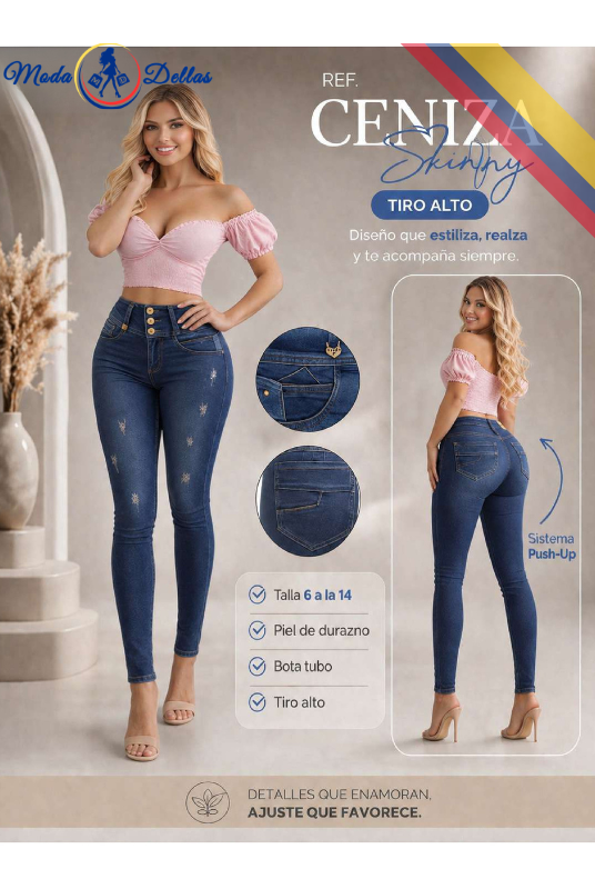 Pantalon Colombiano Ref Ceniza