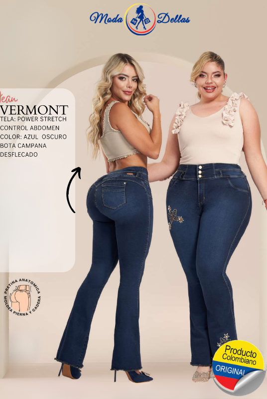Pantalon Colombiano Campana Ref Vermont