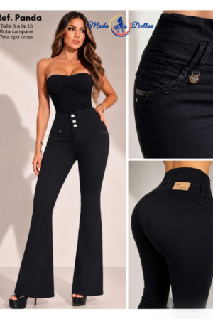 Pantalon Colombiano Campana Ref Panda