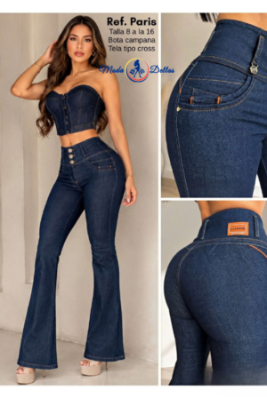 Pantalon Colombiano Campana Ref Paris